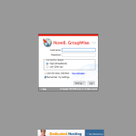 Groupwise login page, create/copied by phisher